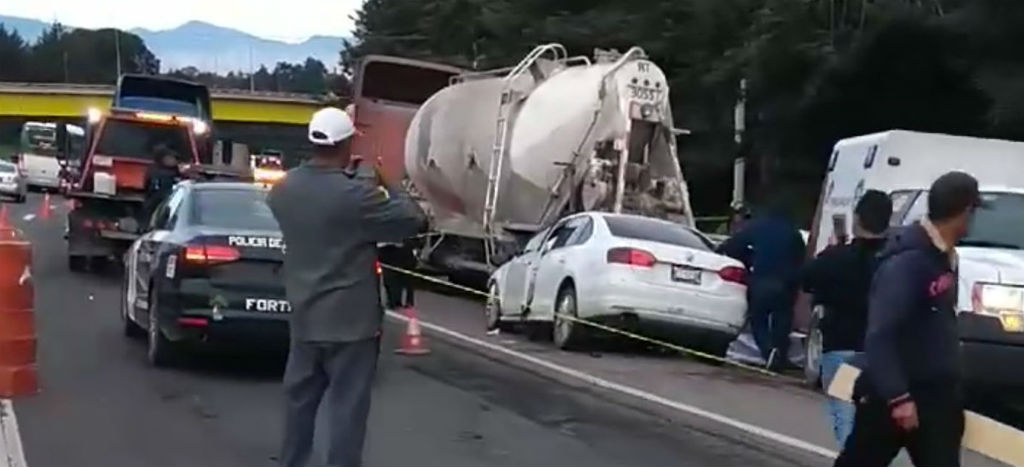 Nuevos accidentes en la carretera México Toluca en menos de 24 horas