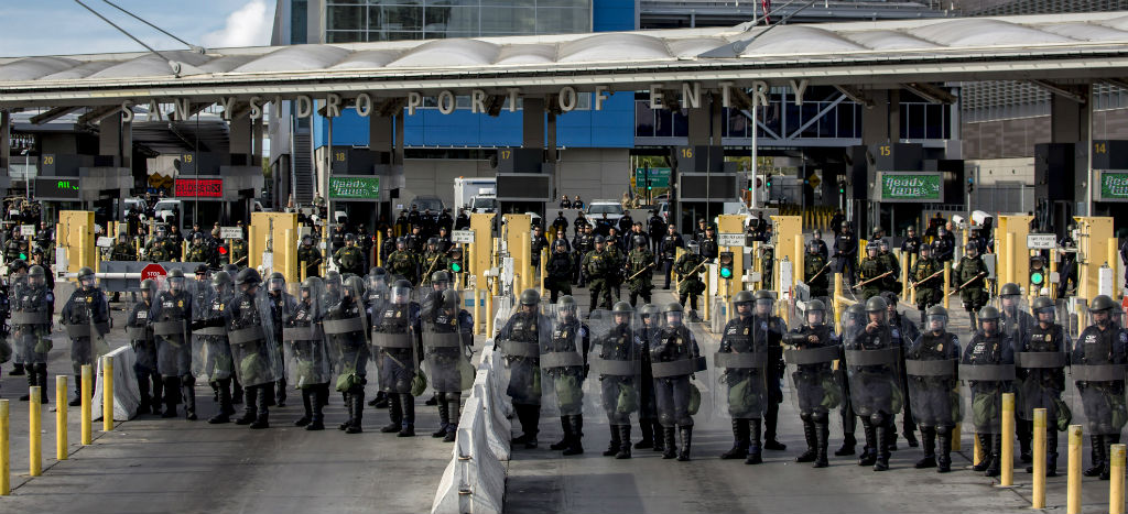 Cierran Nuevamente Garita De San Ysidro Tijuana Por Presencia De