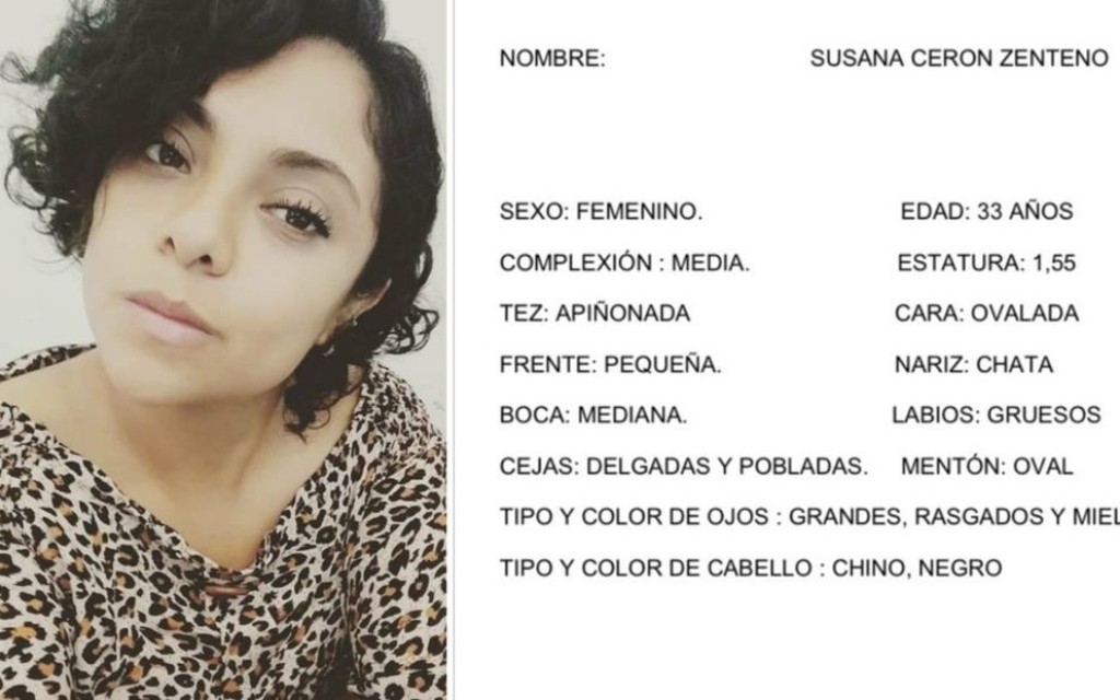 Van tras presunto feminicida de Susana Cerón quien la torturó durante