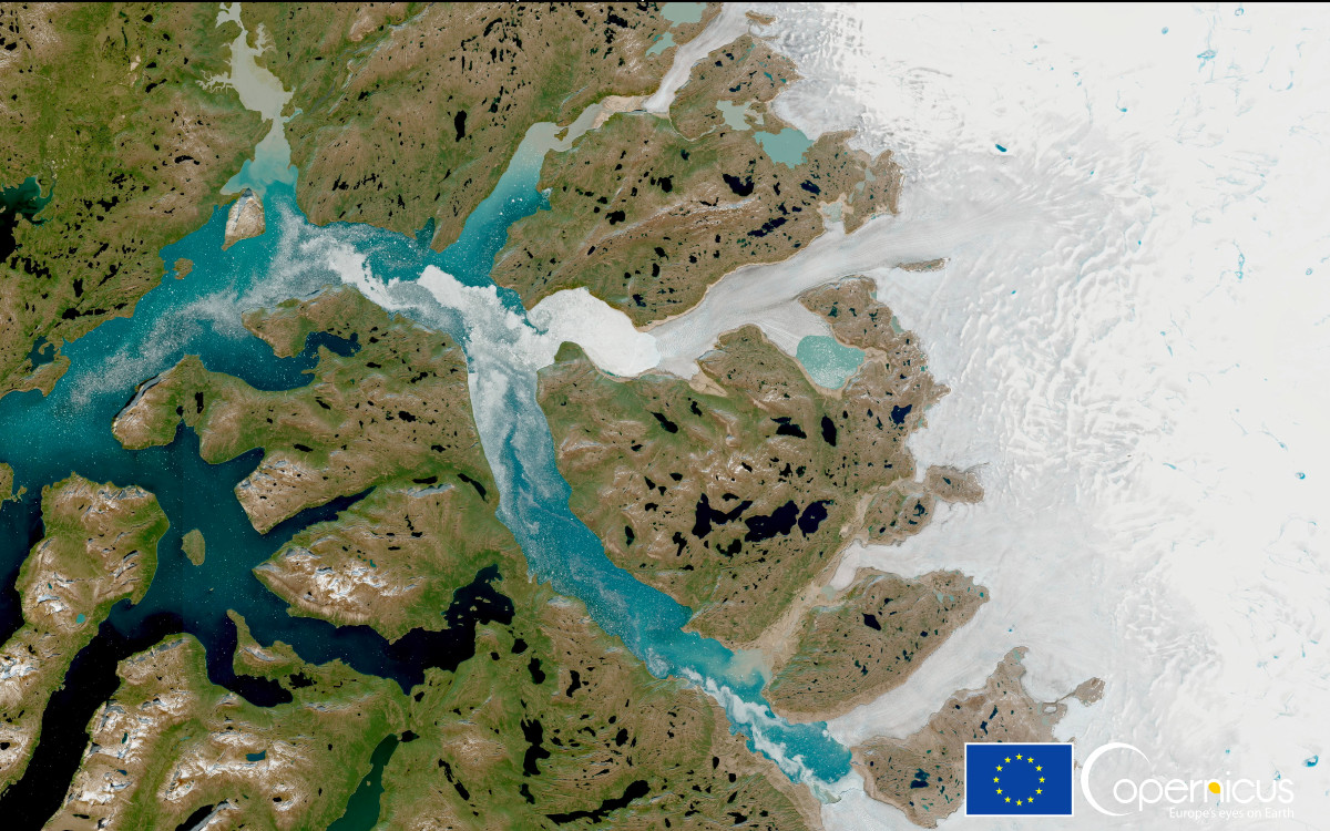 Groenlandia experimentó un derretimiento masivo del hielo esta semana