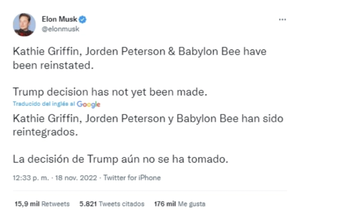 Donald Trump Gana Encuesta De Elon Musk Para Reactivar Su Cuenta De