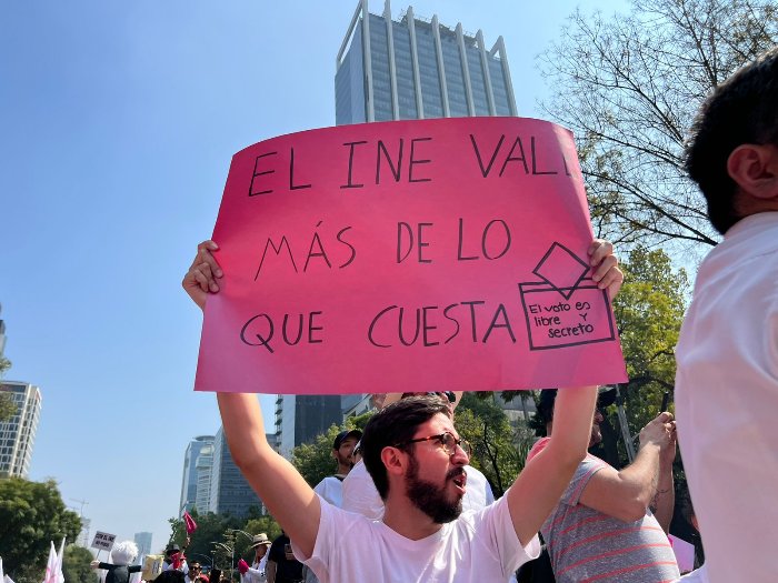 Así se vivió la marcha Yo Defiendo al INE en la CDMX fotos y video