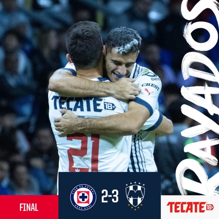 Liga Mx Rayados Vence A Cruz Azul En El Estadio Azteca Video