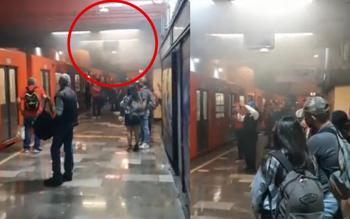 Usuarios Reportan Humo En Tren De La L Nea Del Metro Cdmx Video