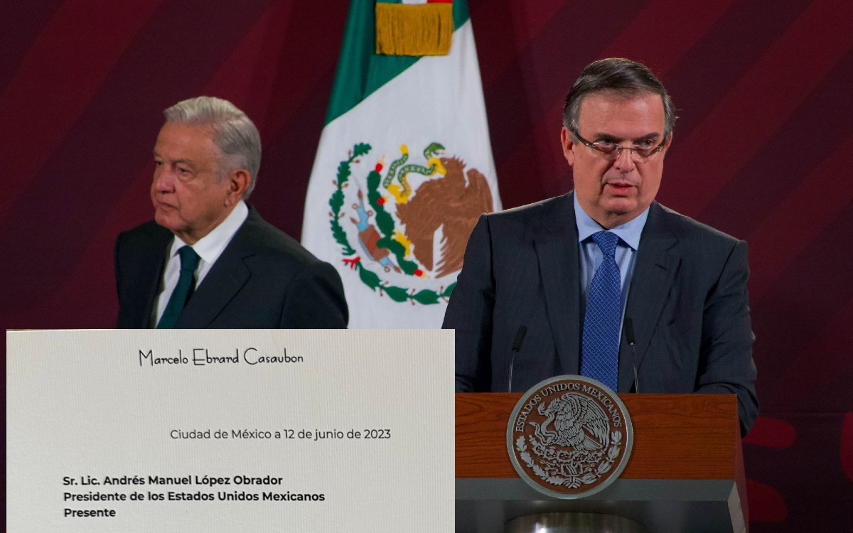 Conoce La Carta De Renuncia De Ebrard A AMLO Aristegui Noticias