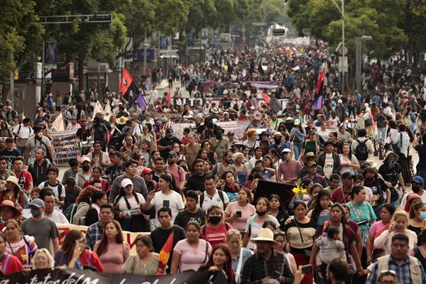 Marchan En Cdmx Y Chiapas Para Exigir El Cese De Ataques Contra