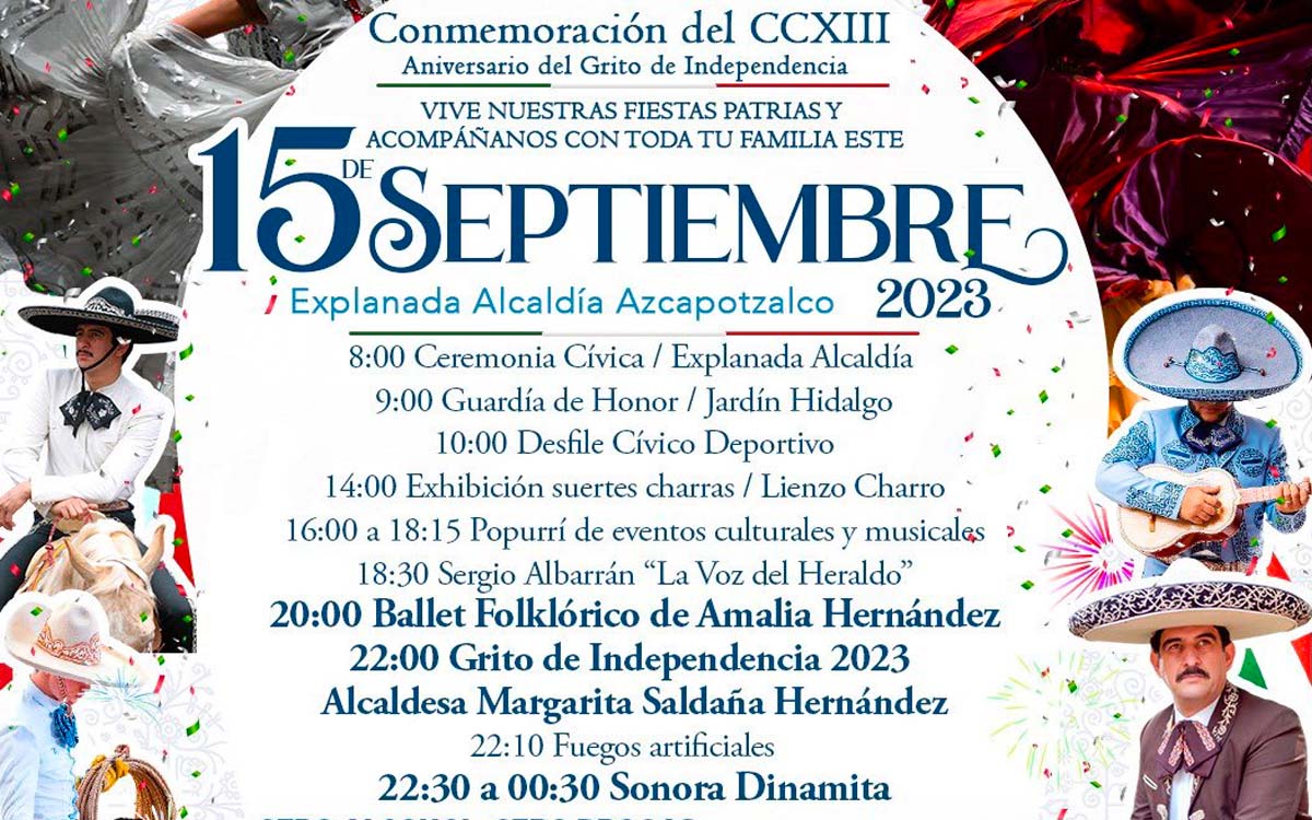 Conciertos para celebrar el 15 de septiembre en las alcaldías de CDMX