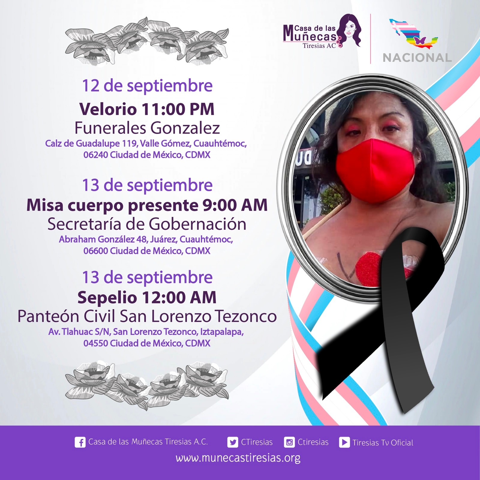 La historia de Guadalupe Xiu la activista trans que mantuvo plantón