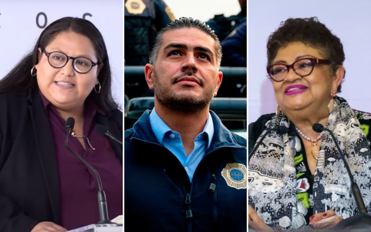 García Harfuch Citlalli Hernández y Ernestina Godoy obtienen licencia