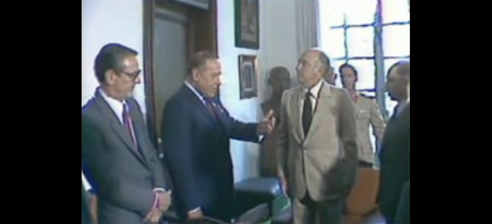Video: López Portillo recibió a Aliyev en Los Pinos, en 1982 Video: López Portillo recibió a Aliyev en Los Pinos, en 1982