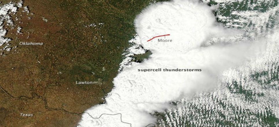 Video De La Nasa El Tornado Que Azotó Oklahoma Visto Desde El Espacio Aristegui Noticias 3276