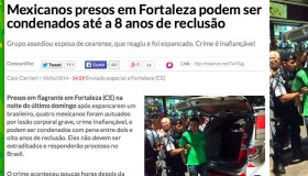 Panistas detenidos en Brasil, por tocamiento de mujer y golpear a brasileño