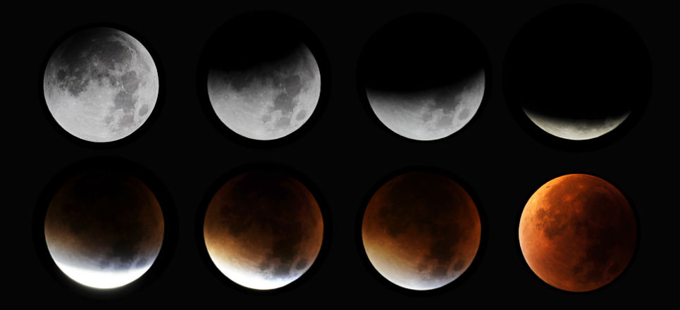 Así se vio el eclipse total de Luna (fotos y video) | Aristegui Noticias
