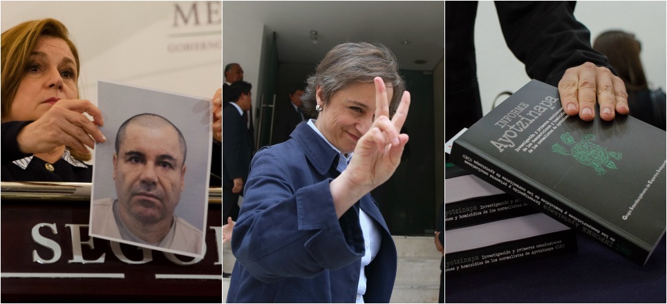15 noticias que marcaron a 2015: 'El Chapo', Aristegui, Ayotzinapa, Scherer, la Corte y la mariguana...
