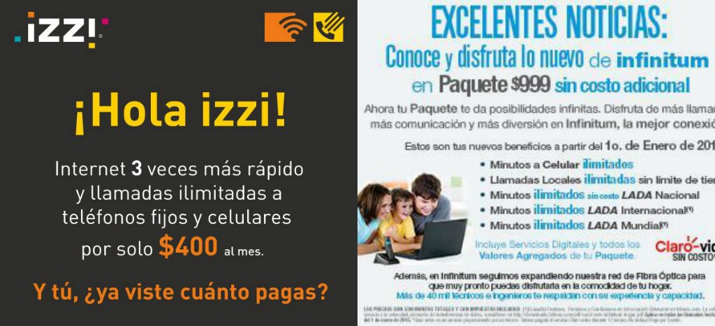 Ordenan Suspensión De Campañas De Telmex E Izzi Por Publicidad Engañosa