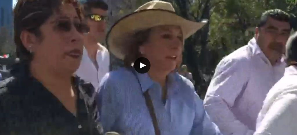 En marcha de activista Miranda de Wallace no permitieron pancartas y gritos contra Peña (Video completo) En marcha de activista Miranda de Wallace no permitieron pancartas y gritos contra Peña (Video completo)