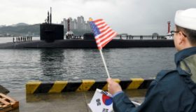 Submarino de EU arriba a Corea del Sur para unirse a maniobras militares