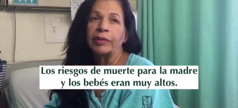 Nunca es tarde: mujer de 58 años da a luz a gemelos en Sinaloa (Video)