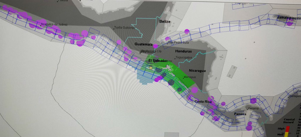 Emiten alerta de Tsunami tras fuerte terremoto en El Salvador Emiten alerta de Tsunami tras fuerte terremoto en El Salvador