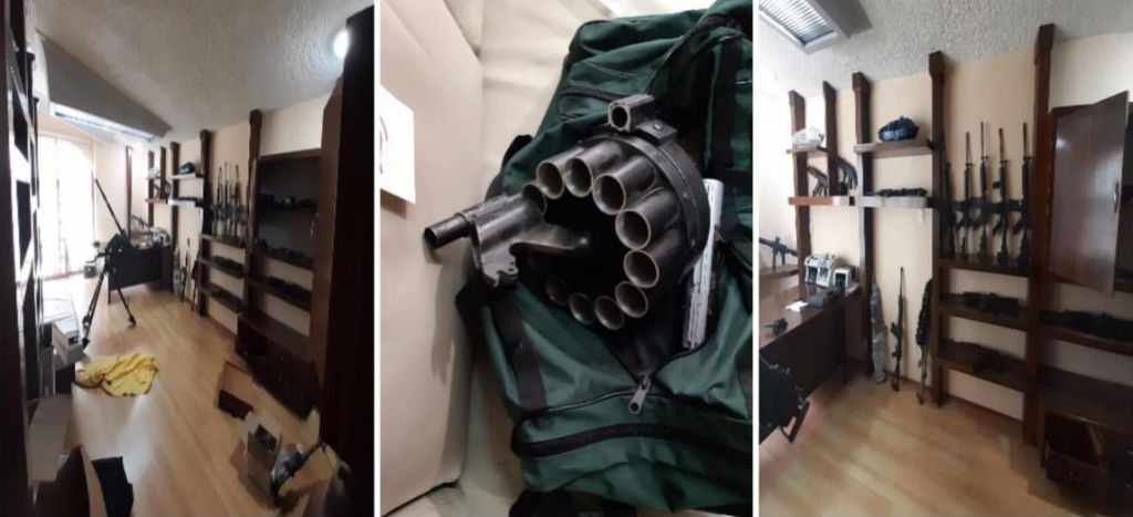 Decomisan arsenal y detienen a 4 presuntos miembros del CJNG en Zapopan, Jalisco | Video Decomisan arsenal y detienen a 4 presuntos miembros del CJNG en Zapopan, Jalisco | Video