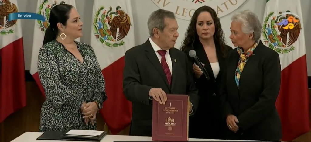 Sánchez Cordero entrega Primer Informe de Gobierno de AMLO | Aristegui ...