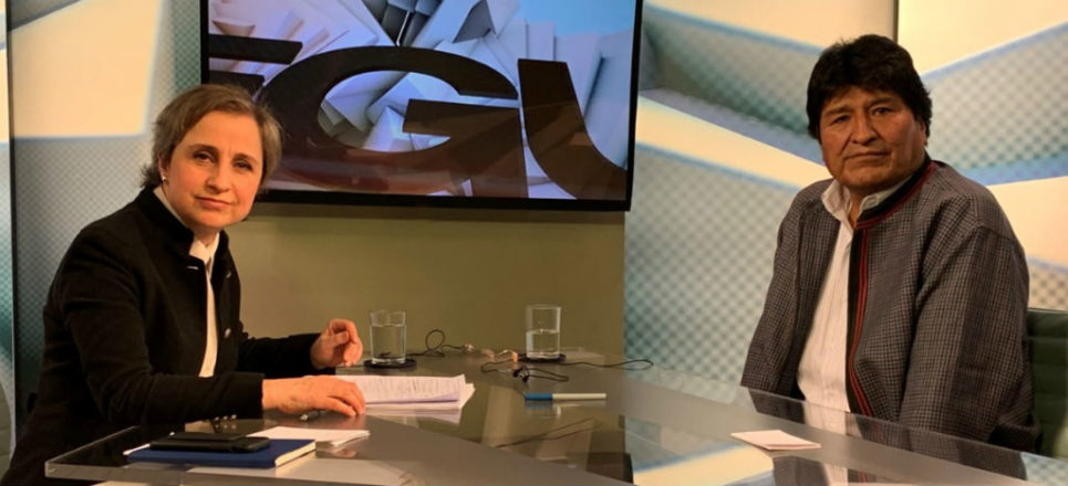 Quieren una Bolivia sin indios; el pueblo va a sacar esta dictadura: Evo Morales con Aristegui CNN Quieren una Bolivia sin indios; el pueblo va a sacar esta dictadura: Evo Morales con Aristegui CNN