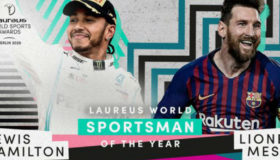 Reciben Lewis Hamilton y Lionel Messi el Premio Laureus al Deportista del Año | Video