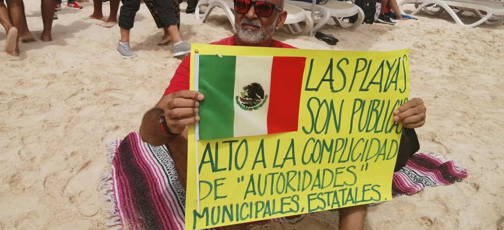 Así fue la protesta frente al club Mamita’s Beach, en Playa del Carmen ...