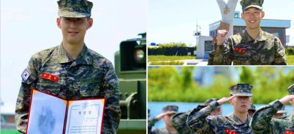 Concluye Heung-Min Son con honores su servicio militar | Fotonota Concluye Heung-Min Son con honores su servicio militar | Fotonota