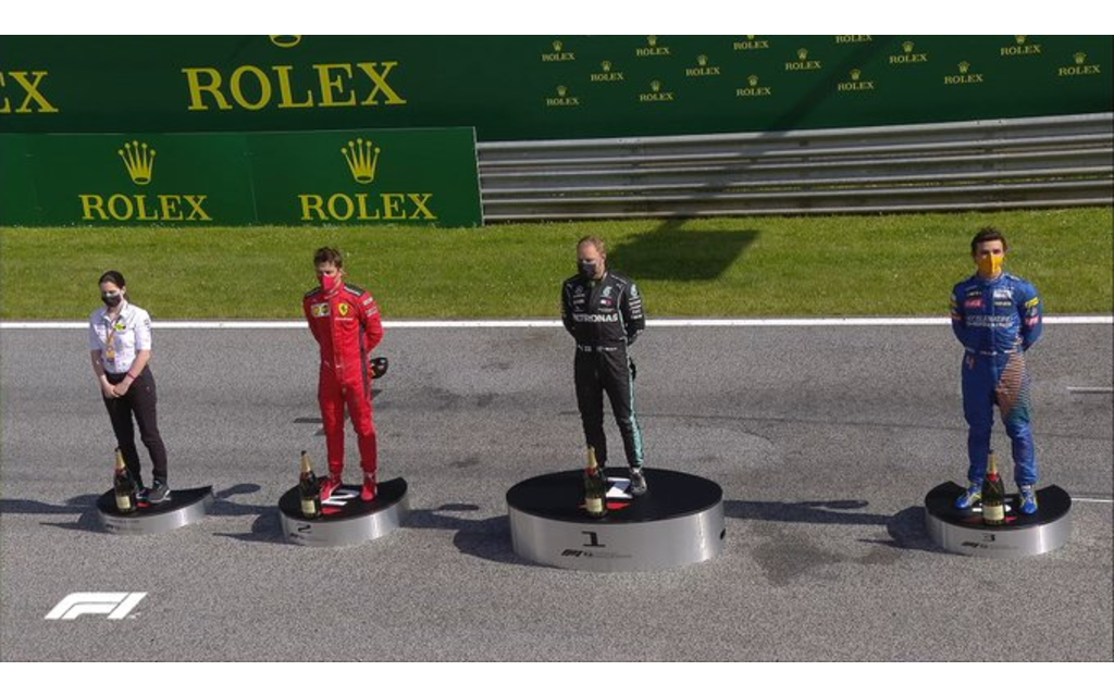 F1: Se lleva Valtteri Bottas el Gran Premio de Austria | Video ...