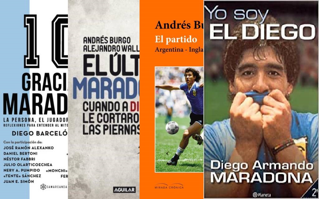 Diego Armando Maradona (1960-2020) en 4 libros Diego Armando Maradona (1960-2020) en 4 libros