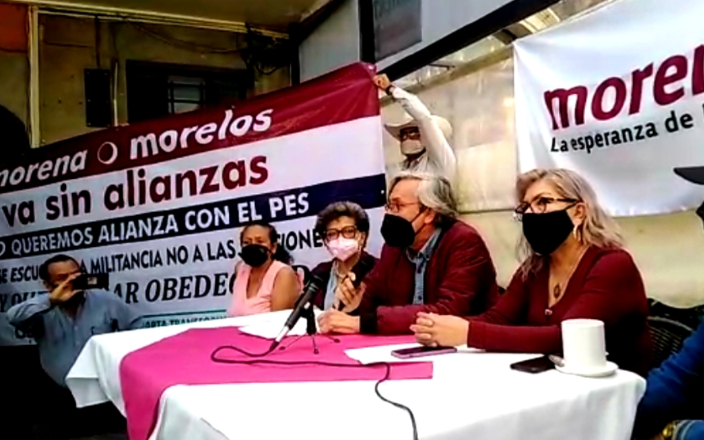 Militantes de Morena en Morelos rechazan alianza con el PES | Aristegui  Noticias