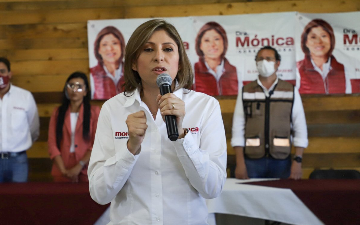 Elecciones 2021 | Mañana INE daría otro golpe a nuestro movimiento quitando  la candidatura de Mónica Rangel en SLP: Delgado | Aristegui Noticias