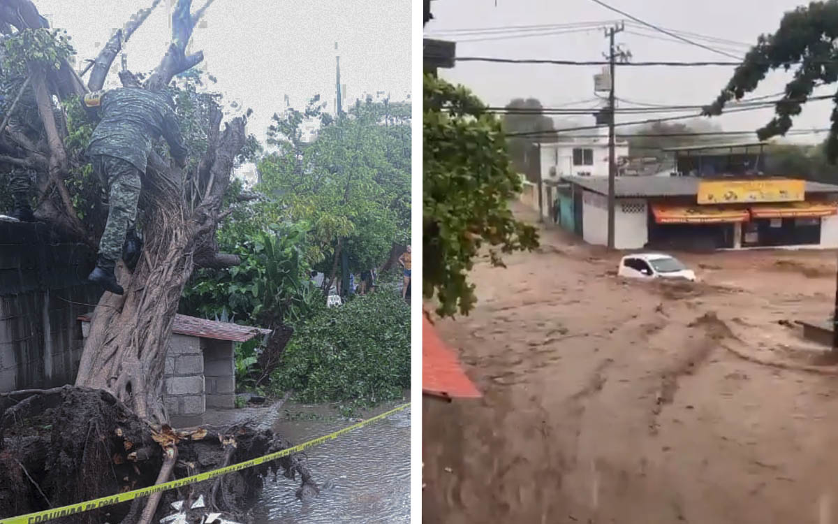 Huracán 'Enrique' deja dos muertos en Guerrero y varios daños materiales a su paso Huracán 'Enrique' deja dos muertos en Guerrero y varios daños materiales a su paso