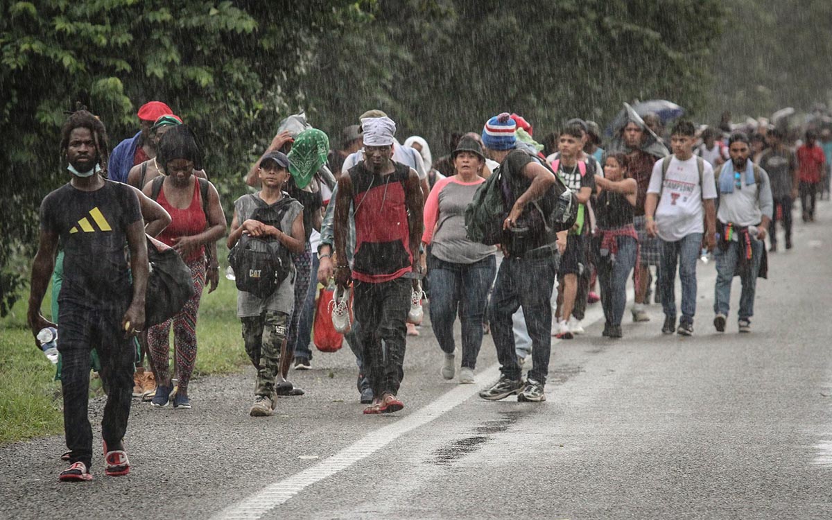 Avanza cuarta caravana migrante hasta Huixtla Chiapas Aristegui