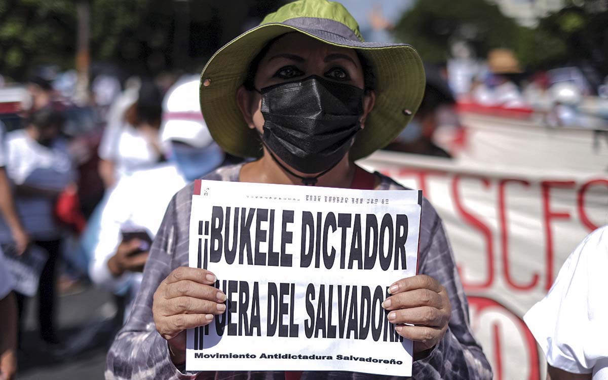 Protestan En El Salvador Contra Las Políticas Del Presidente Nayib Bukele Aristegui Noticias