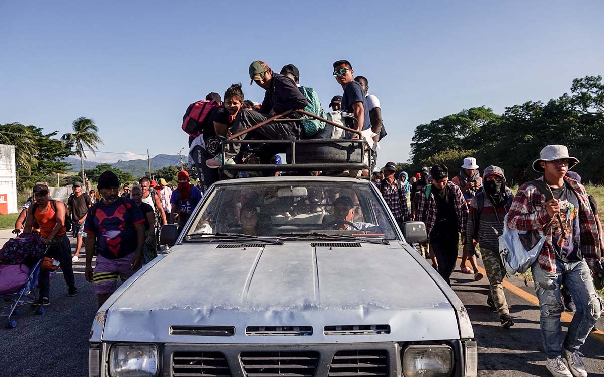 La caravana migrante retoma su ruta hacia Oaxaca Aristegui Noticias