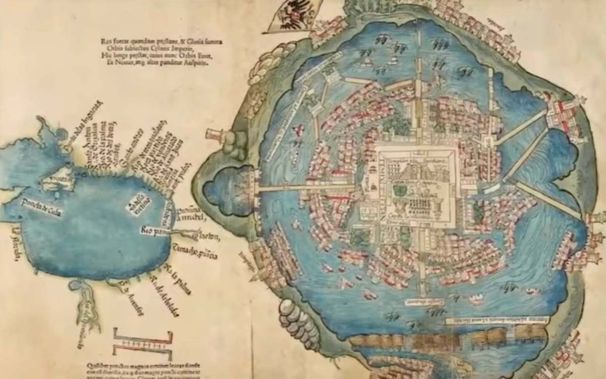 Recibe la UNAM el mapa más antiguo de la Ciudad de México | Video