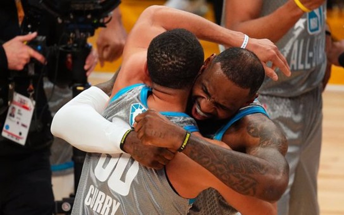 Nba Comanda Stephen Curry Victoria De Team Lebron En El Juego De Estrellas Video Aristegui