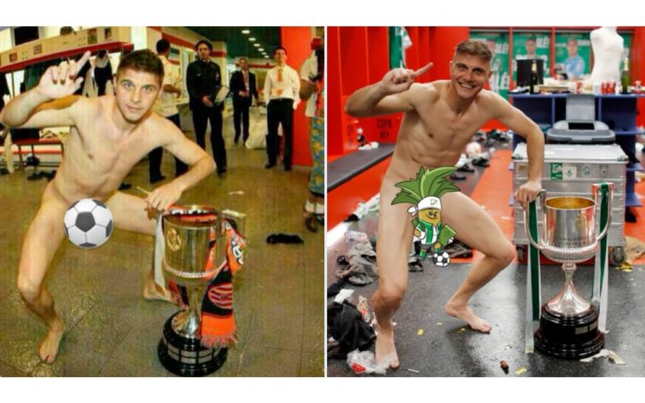 Joaquín repite celebración al desnudo con la Copa del Rey | Tuit y video Joaquín repite celebración al desnudo con la Copa del Rey | Tuit y video