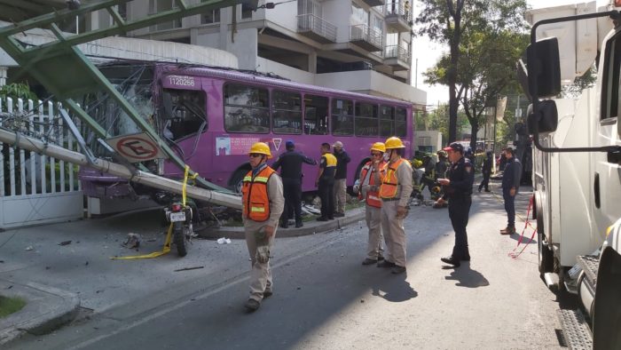Accidente en División del Norte