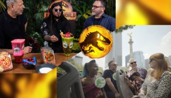 'Dinoquesadillas', 'licuachelas' y Turibús: Así promocionó el elenco de Jurassic World Dominio en CDMX | Fotos