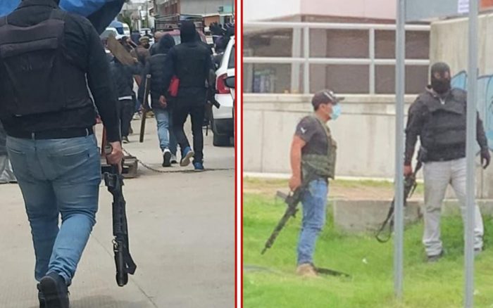 Grupo armado se despliega en calles de San Cristóbal de las Casas, Chiapas  | Video | Aristegui Noticias