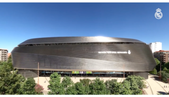 Enseñan avances del nuevo e imponente Estadio Santiago Bernabéu | Video