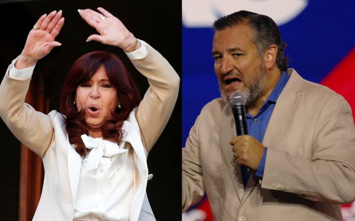 Senador Ted Cruz pide prohibirle la entrada a EU a Cristina Kirchner, vicepresidenta de Argentina Senador Ted Cruz pide prohibirle la entrada a EU a Cristina Kirchner, vicepresidenta de Argentina