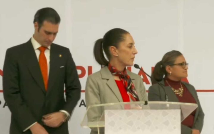 Dice Sheinbaum que aceptará resultados de encuestas de Morena si no la favorecen Dice Sheinbaum que aceptará resultados de encuestas de Morena si no la favorecen