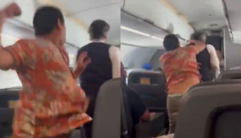FBI arresta a pasajero por golpear sobrecargo en vuelo de México a EU | video