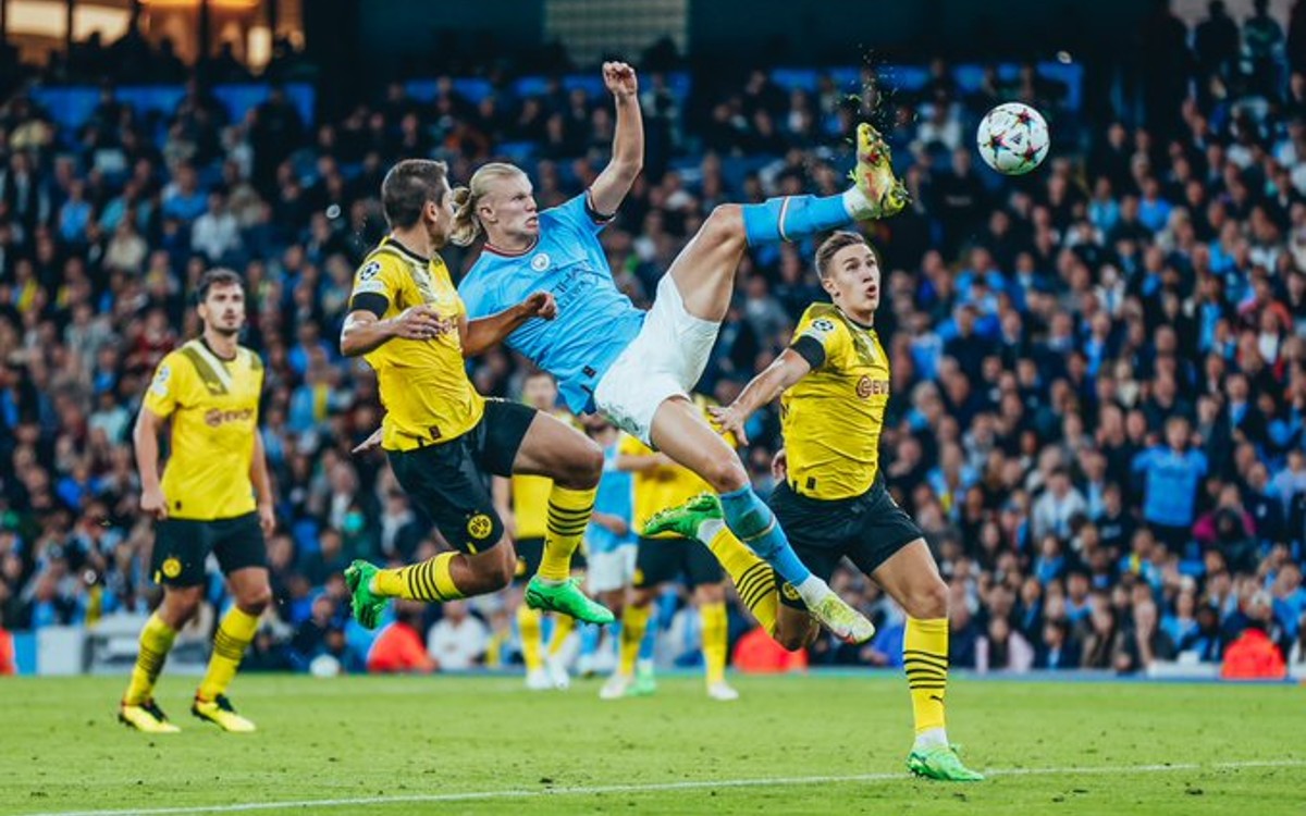 Así fue el golazo de Erling Haaland en Etihad Stadium Video