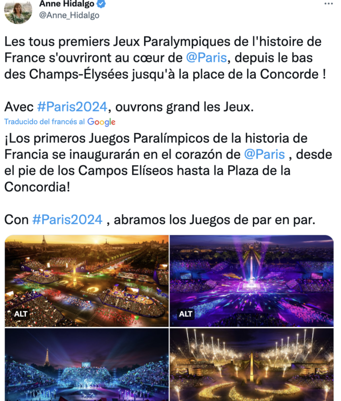 Cerimônia de abertura dos Jogos Paralímpicos de Paris 2024 será na  Champs-Elysées - CPB