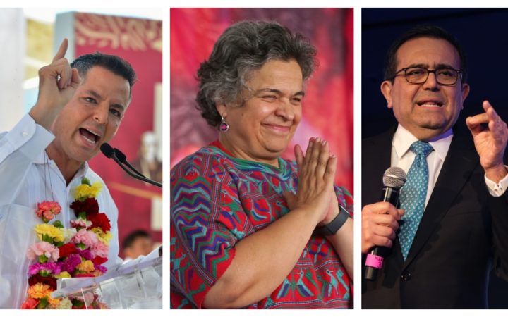 Paredes, Guajardo y Murat se 'destapan' como aspirantes a candidatura en pasarela del PRI Paredes, Guajardo y Murat se 'destapan' como aspirantes a candidatura en pasarela del PRI